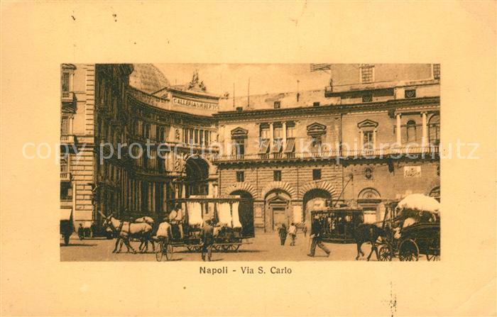 Napoli Neapel Via San Carlo
