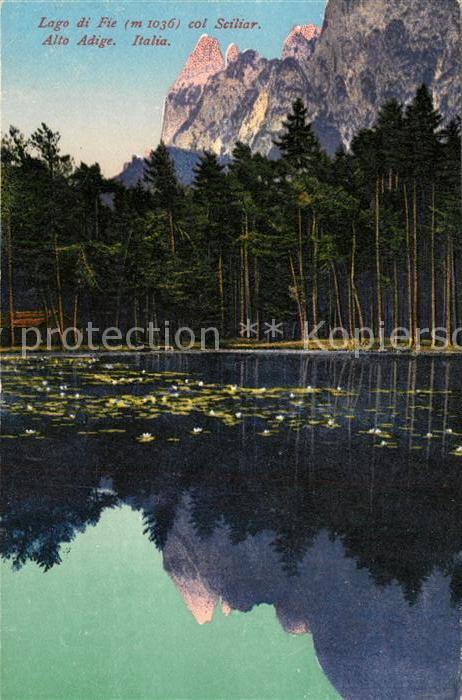 Sciliar Lago di Fie Col Sciliar Alto Adige