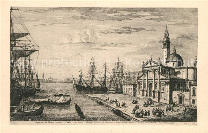 Venezia Venedig Motiv Kuenstlerkarte