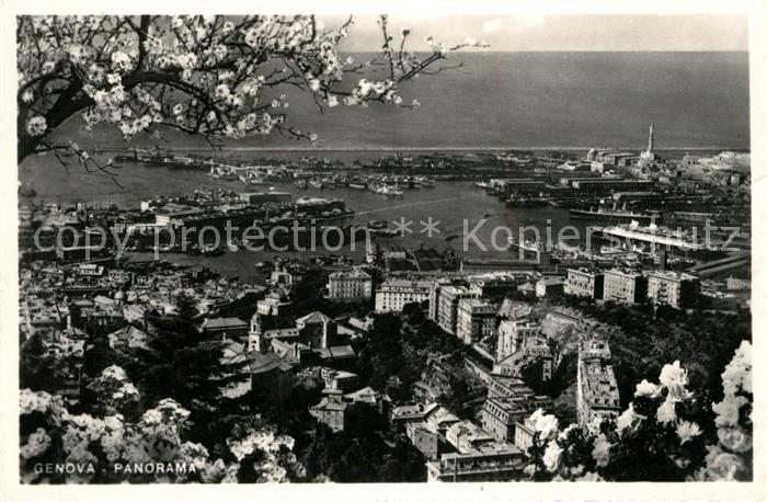 Genova Genua Liguria Panorama