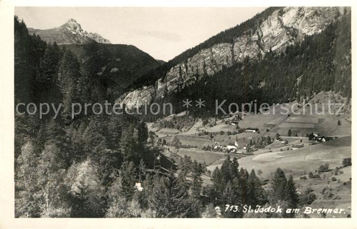 St Jodok Oesterreich Panorama mit Brenner
