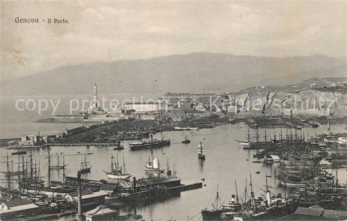 Genova Genua Liguria Il Porto