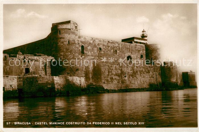 Siracusa Castel Maniace Costruito da Federico II nel secolo XIII