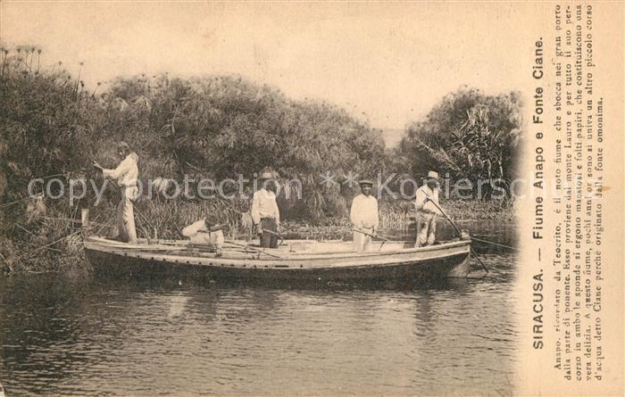 Siracusa Fiume Anapo e Fonte Ciane