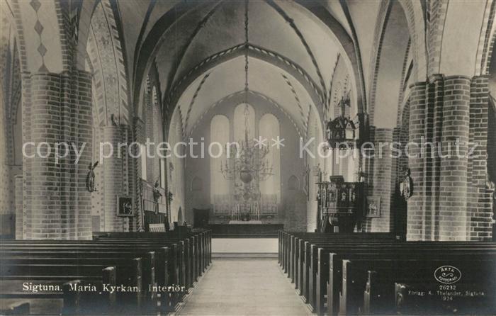 Sigtuna Maria Kyrkan Interioer
