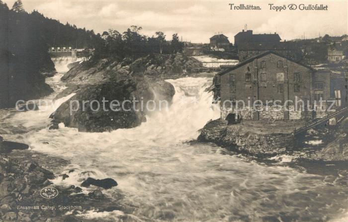 Trollhaettan Toppoe Gulloefallet