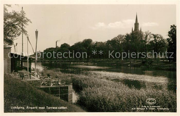 Lidkoeping aelvparti med Terass cafeet