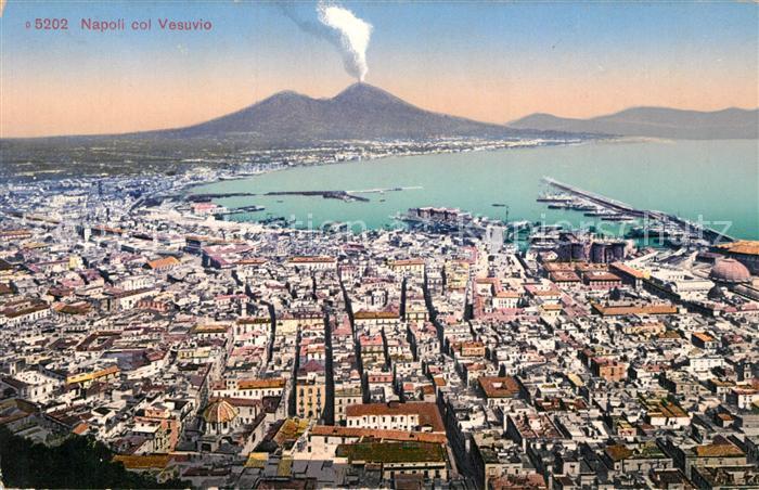 Napoli Neapel Col Vesuvio