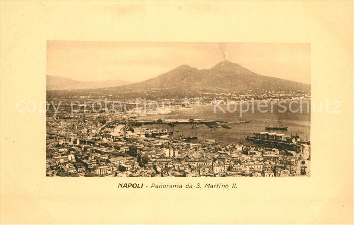Napoli Neapel Panorama da San Martino II