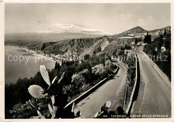 Taormina Sizilien Etna dallo stradale