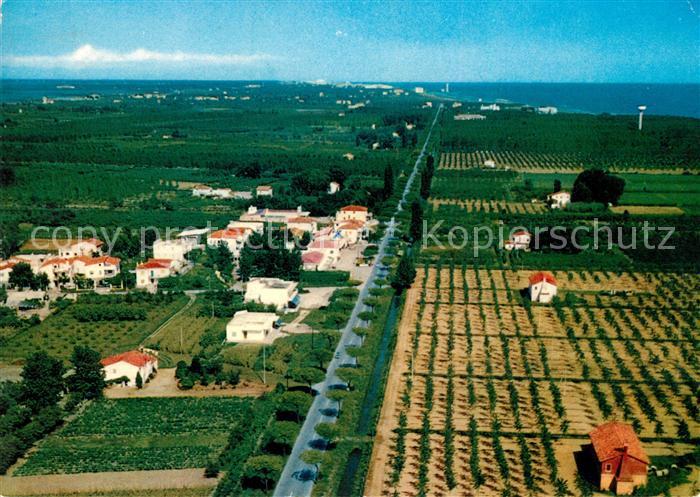 Ca Ballarin Veduta aerea Via Fausta