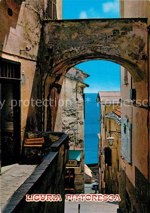 Liguria Ligurien Carrugio caratteristico