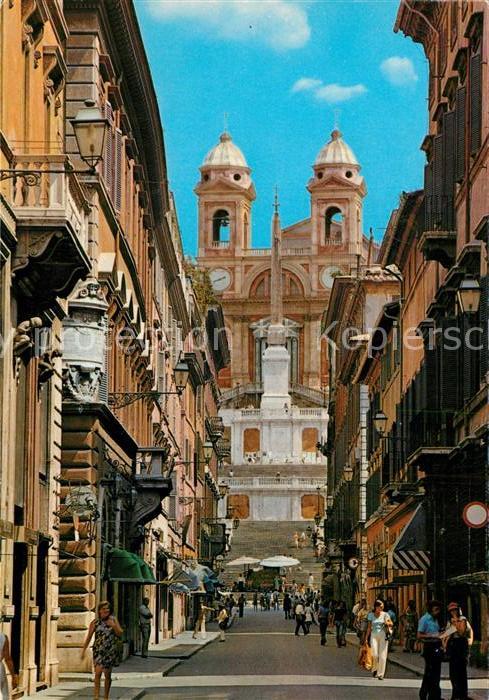 Roma Rom Via Condotti e Trinita dei Monti