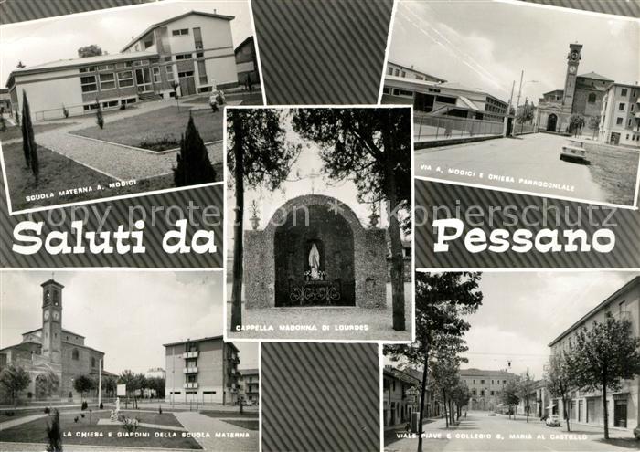 Milano Scuola Materna Via Modici e Chiesa Perrocchiale Guardini Viale Piave e Co