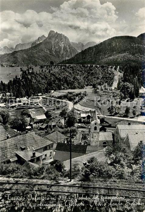 Tarvisio Veduta del trampolino olimpionico Gilberti Nello sfondo Schober