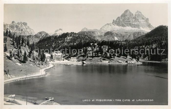 Misurinasee Lago di Misurina Tre Cime di Lavaredo Dolomiten