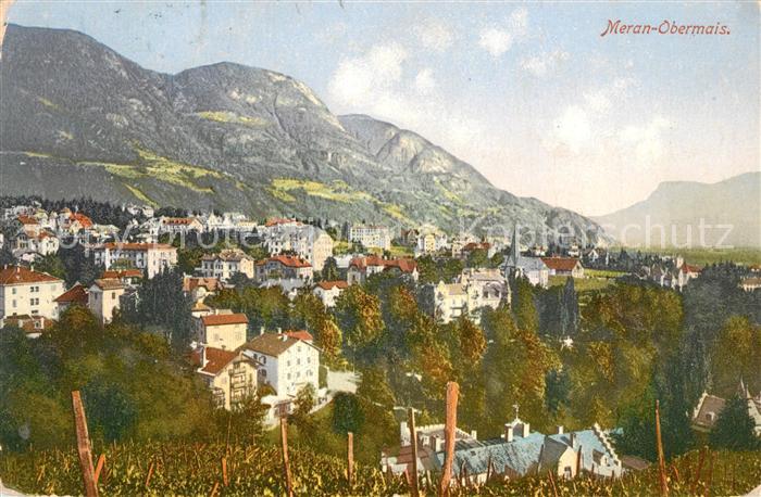Obermais Meran Panorama