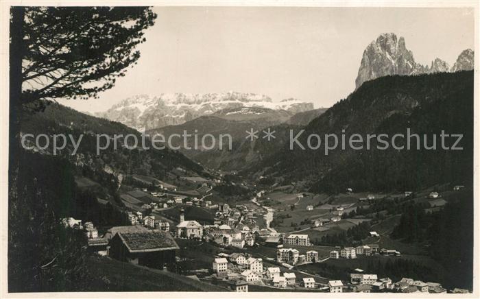 Ortisei St Ulrich verso Sella e Sassolungo Gruppo delle Dolomiti Langkofel Dolom