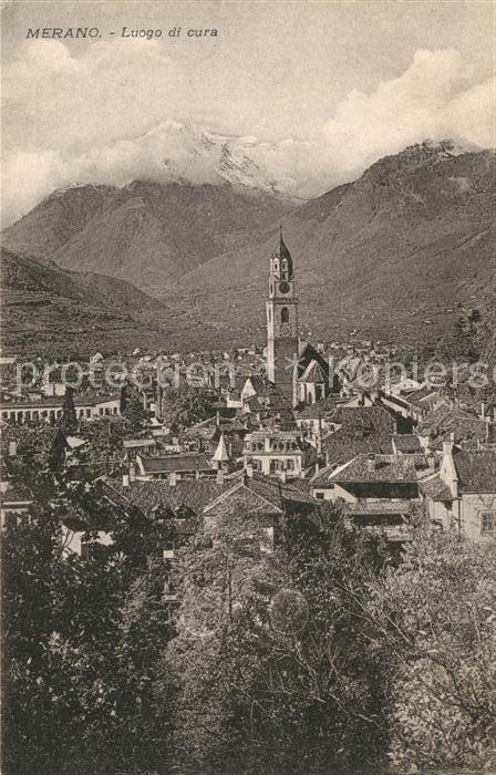 Merano Meran Panorama Luogo di cura