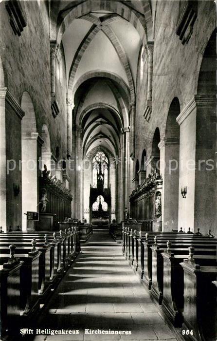Heiligenkreuz Niederoesterreich Stift Kircheninneres
