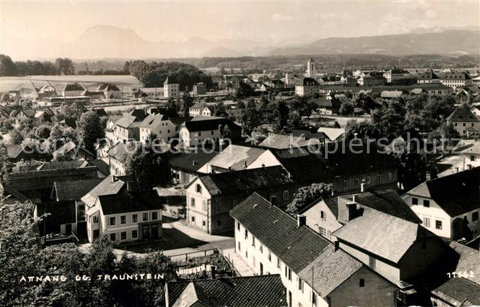 Attnang-Puchheim Panorama Blick gegen Traunstein