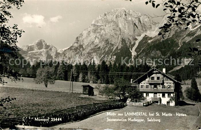 St Martin Huettau Motiv aus dem Lammertal Jausenstation Alpen
