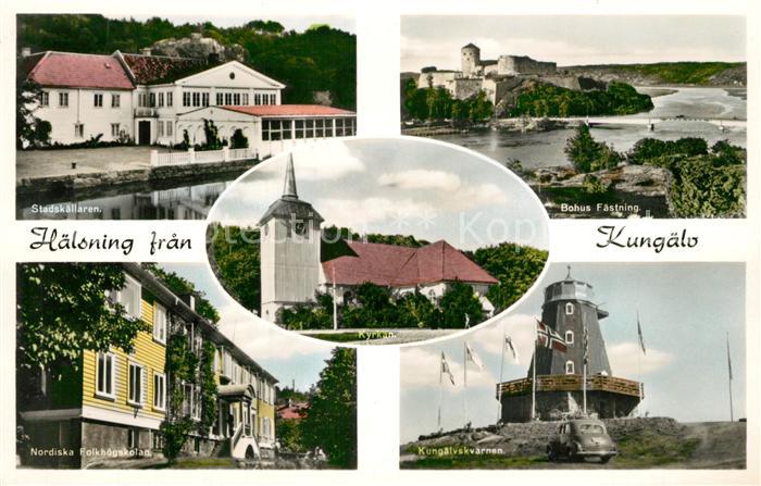 Kungaelv Stadskaellaren Kyrkan Bohus Faestning Kungaelvskvarnen Nordiska Folkhoe