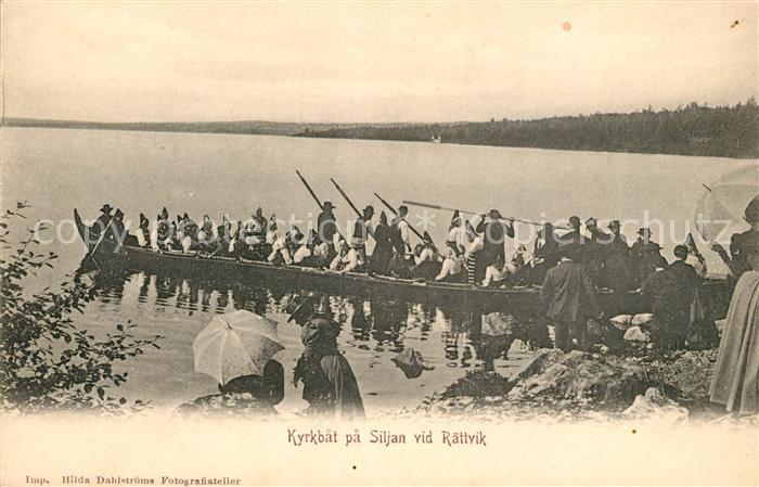 Raettvik Kyrkbaet pa Siljan vid Raettvik Kirchenboot