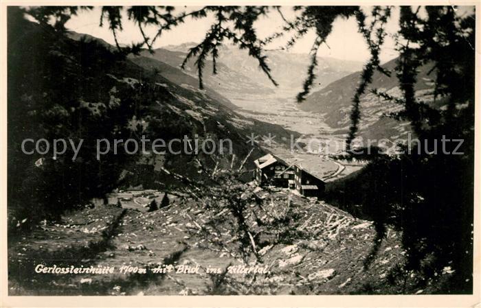 Gerlos Gerlossteinhuette mit Blick ins Zillertal