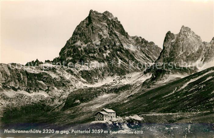 Gaschurn Vorarlberg Heilbronnerhütte gegen Patteriol Verwal