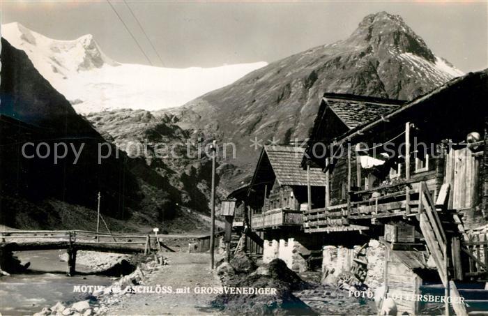 Matrei Osttirol Motiv aus Gschloess mit Grossvenediger