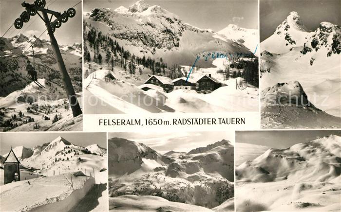 Radstaedter Tauern Felseralm Wintersportplatz Alpen