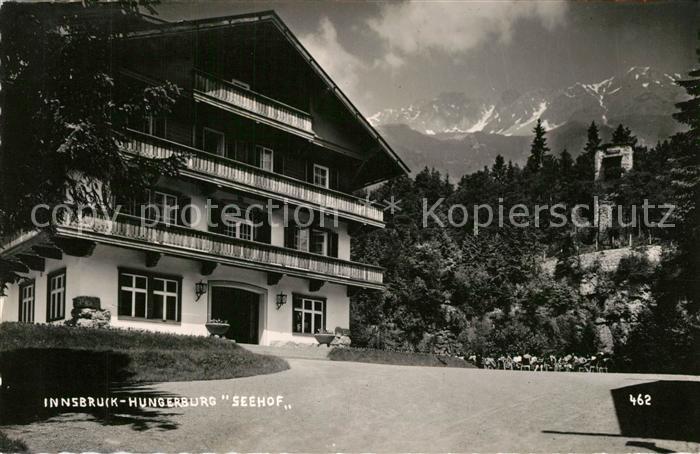 Hungerburg Innsbruck Hotel Restaurant Seehof Alpen