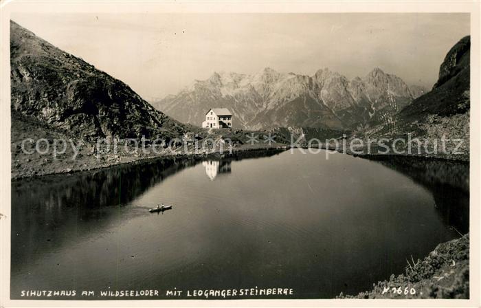 Fieberbrunn Tirol Schutzhaus am Wildseeloder mit Leogangersteinberge Bergsee Kit