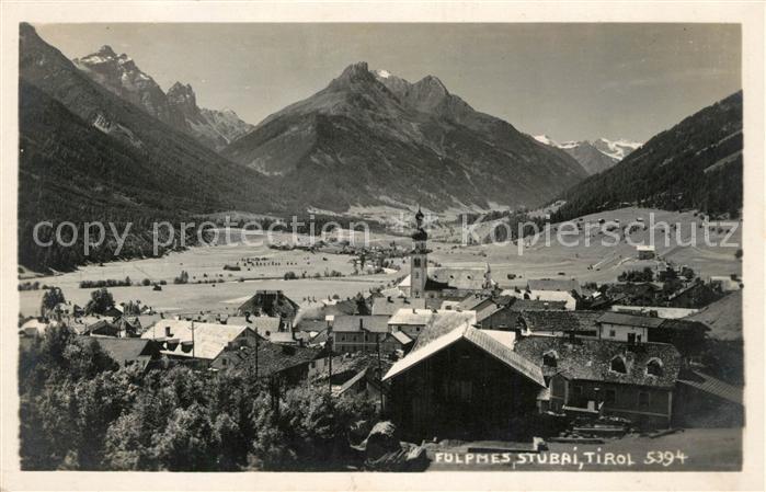Fulpmes Tirol Gesamtansicht Landschaftspanorama Stubaital Stubaier Alpen