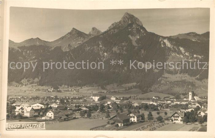 Reutte Tirol Alpenpanorama Fliegeraufnahme