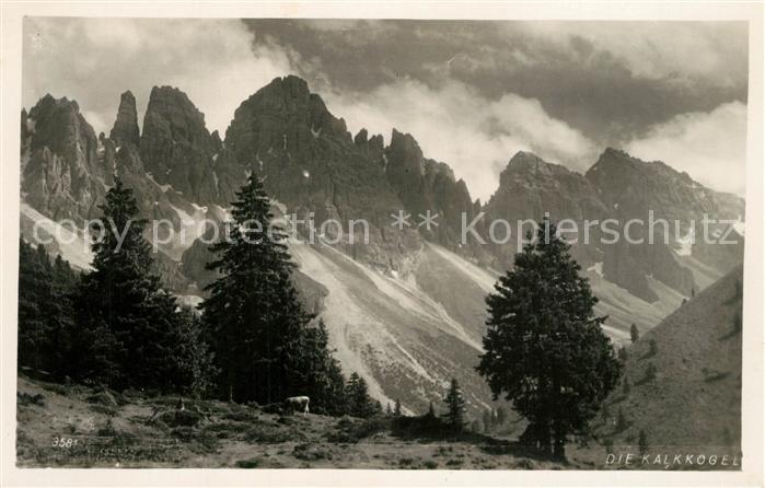 Kalkkoegel Gebirgspanorama Stubaier Alpen