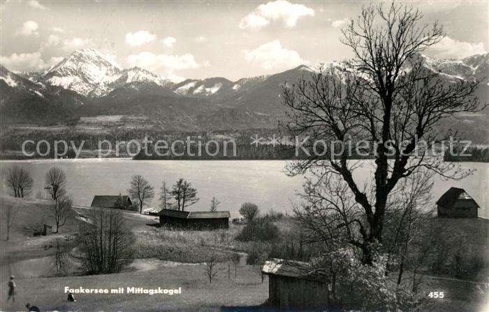 Faakersee Panorama mit Mittagskogel Karawanken