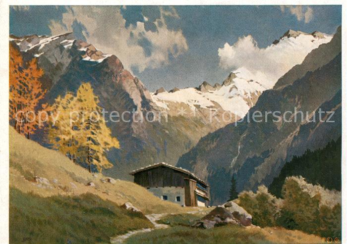 Zillertal Tirol Alm in den Zillertaler Alpen Süssmayr K