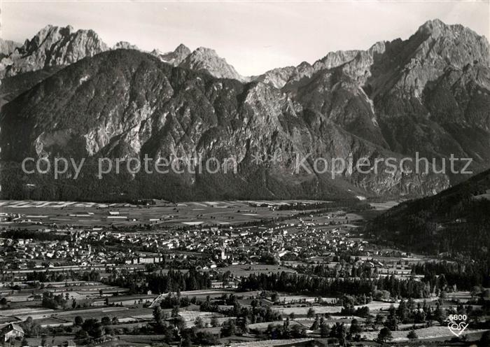 Lienz Tirol mit Lienzer Dolomiten Fliegeraufnahme
