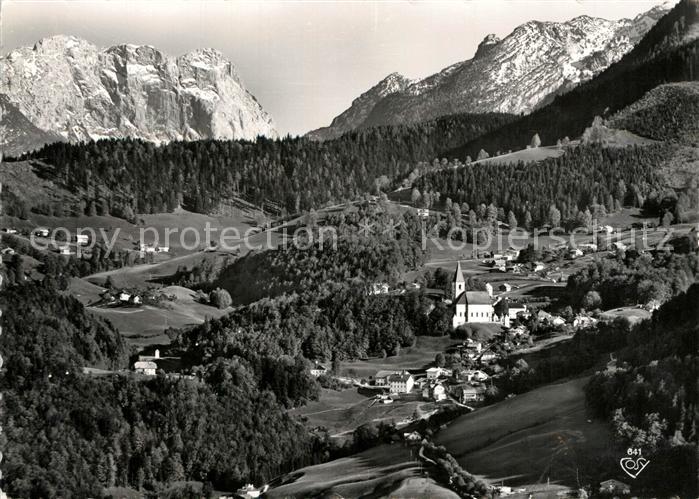 Duerrnberg Hallein Alpenpanorama Fliegeraufnahme