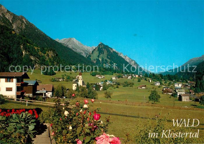 Wald Arlberg Panorama Klostertal Vorarlberg