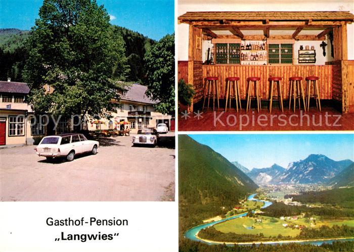 Ebensee Oberoesterreich Gasthof Pension Langwies Landschaftspan
