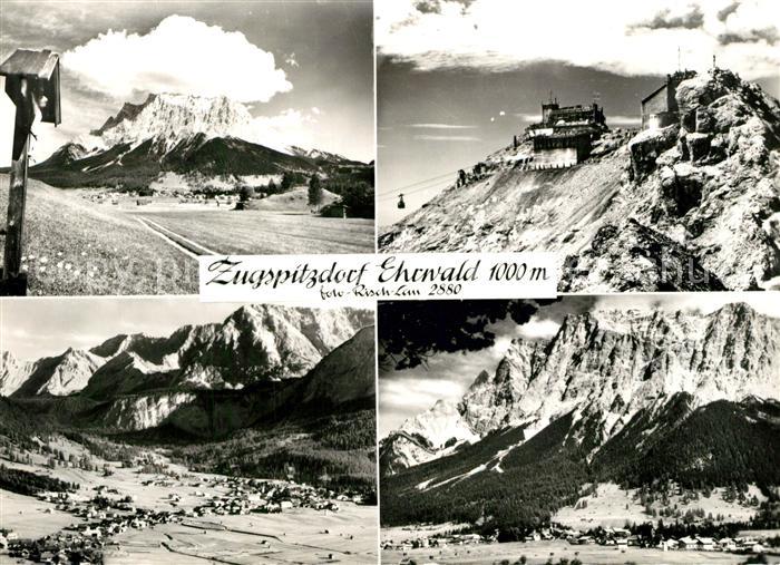 Ehrwald Tirol Zugspitzdorf Landschaftspanorama Zugspitze Wettersteingebirge