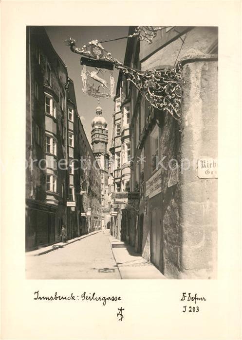 Innsbruck Seilergasse Altstadt