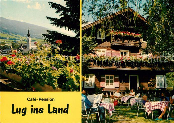 Altenmarkt Pongau Cafe Pension Lug ins Land Terrasse