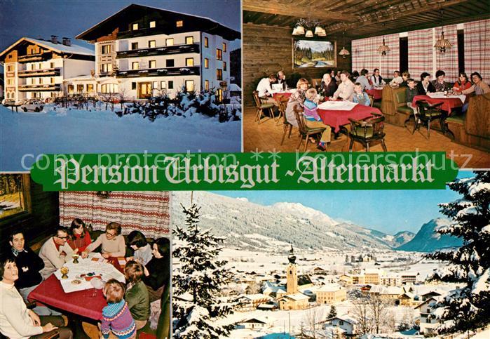 Altenmarkt Pongau Pension Urbisgut Gesamtansicht mit Alpenpanorama