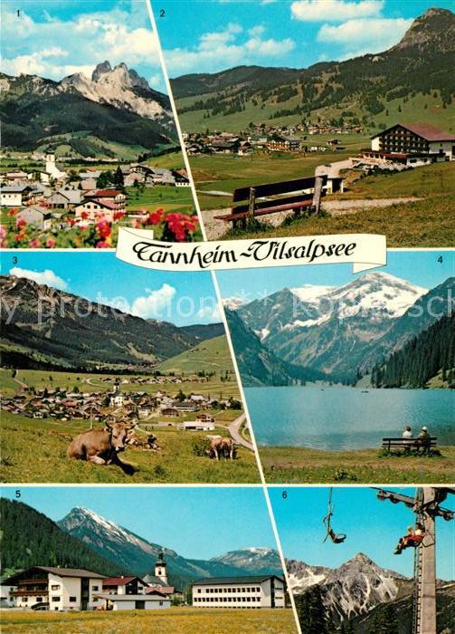 Tannheim Tirol Landschaftspanorama Vilsalpsee Alpen