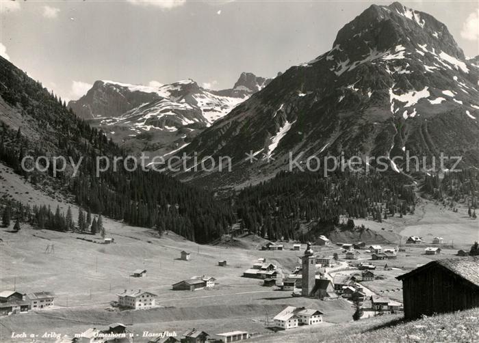 Lech Vorarlberg Panorama mit Omeshorn Lechtaler Alpen