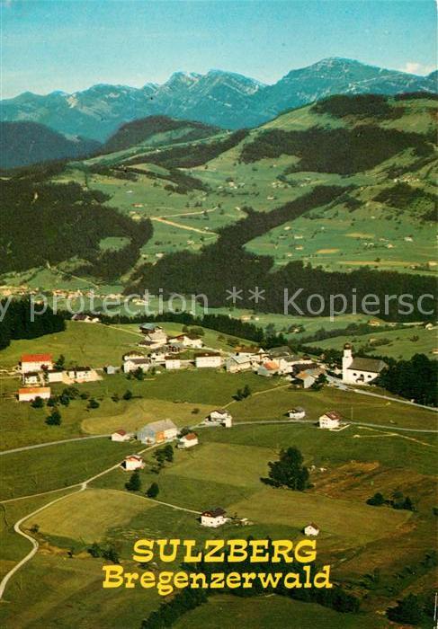 Sulzberg Vorarlberg Bregenzerwald Fliegeraufnahme